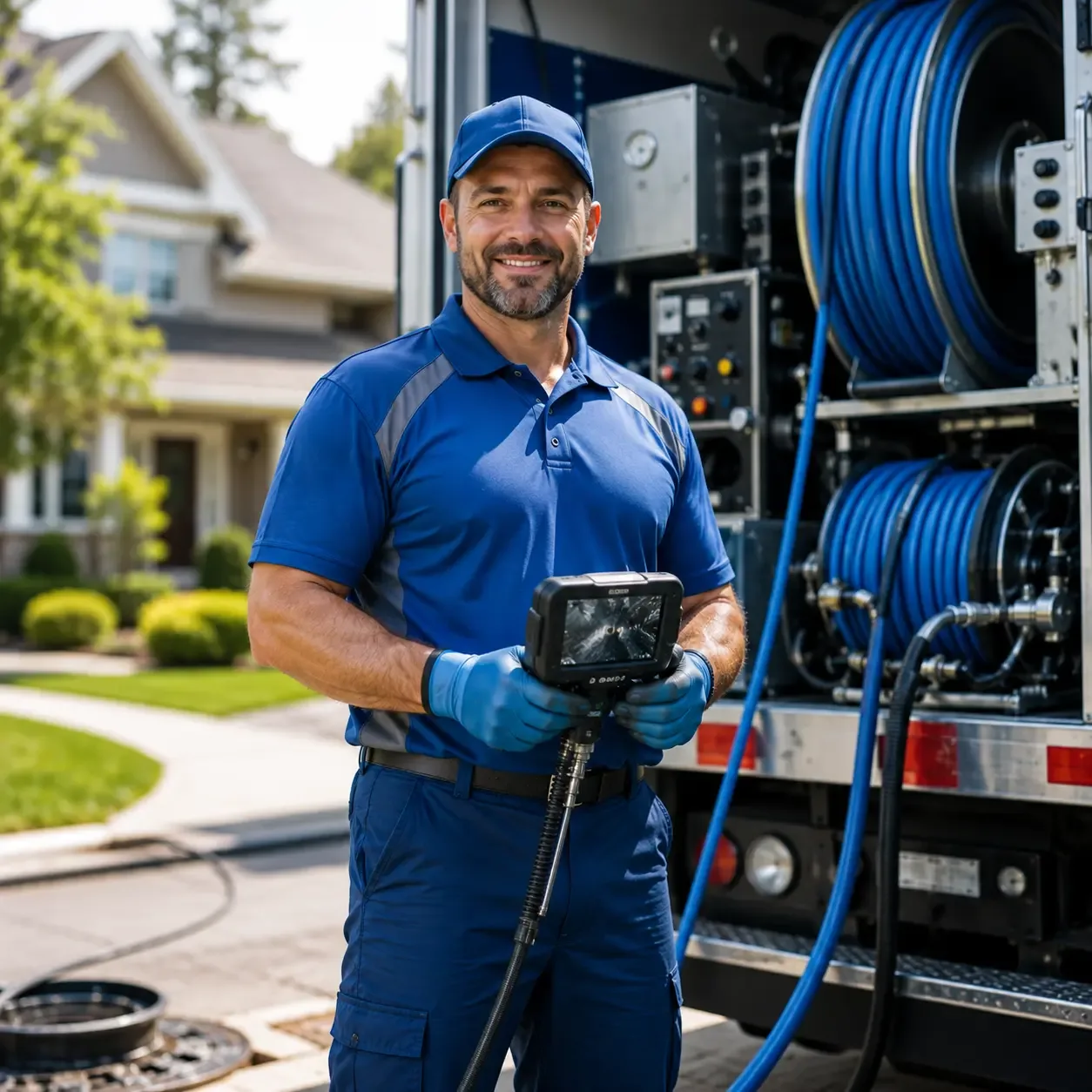 Local outdoor drain cleaning specialists in Franklinville, NY